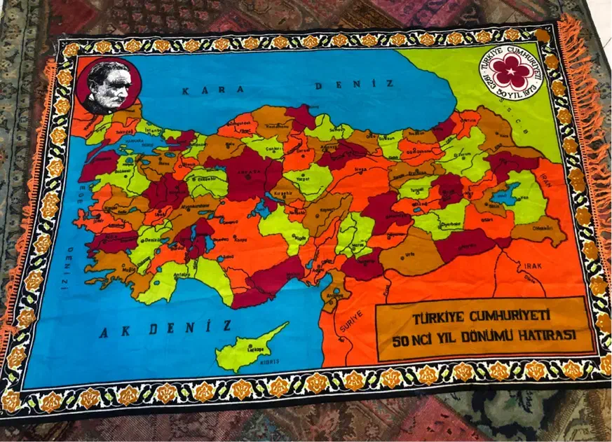 نقشه ترکیه پارچه تورک مناسب تابلو ، تابلو شام آخر|تابلو، نقاشی، عکس|تهران, میرداماد|دیوار