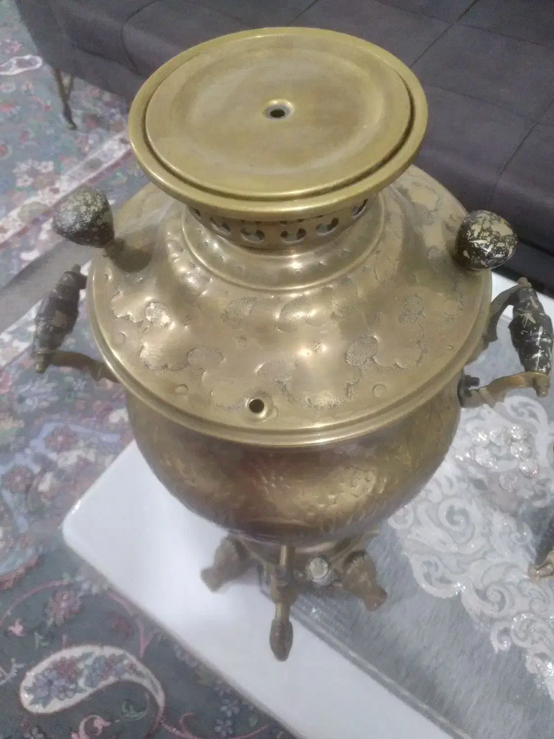 سماور برنجی|سماور، چای‌ساز، قهوه‌ساز|پاکدشت, خاتون آباد|دیوار