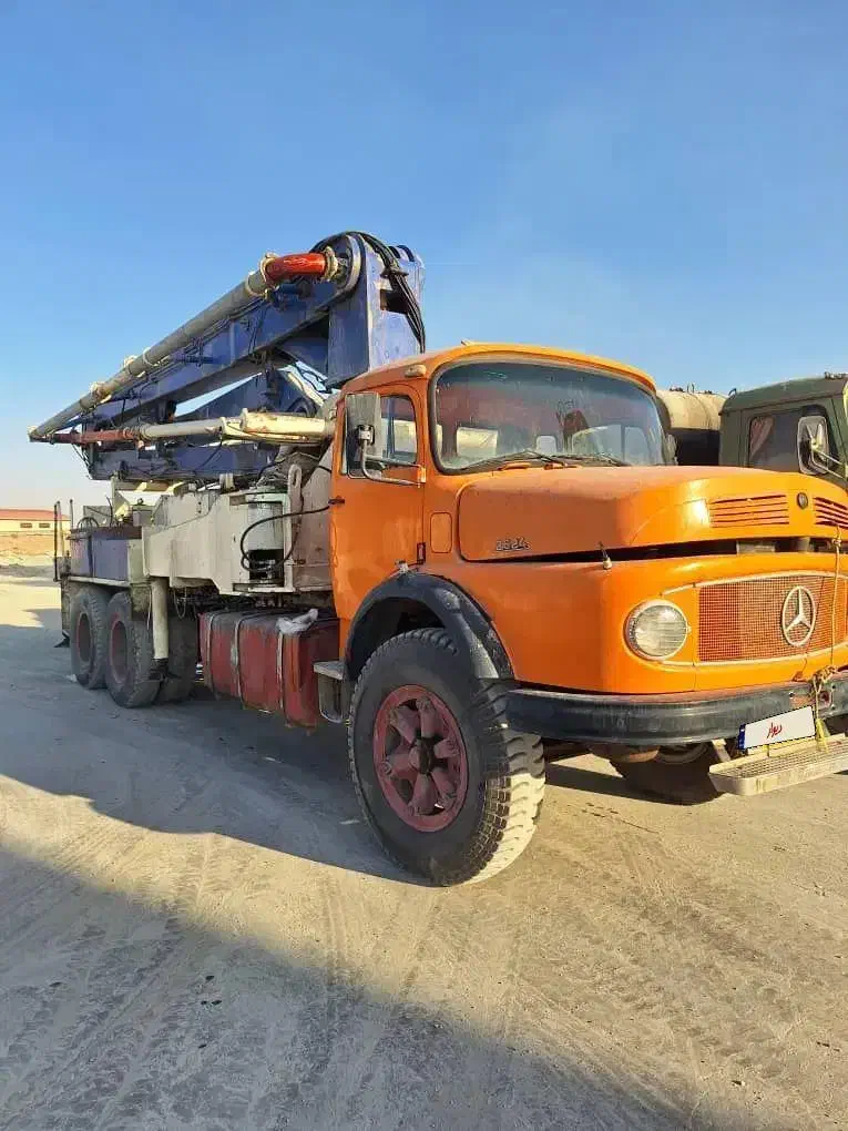 پمپ بتن 32 متر زیربندی شویینگ|خودرو سنگین|قزوین, |دیوار