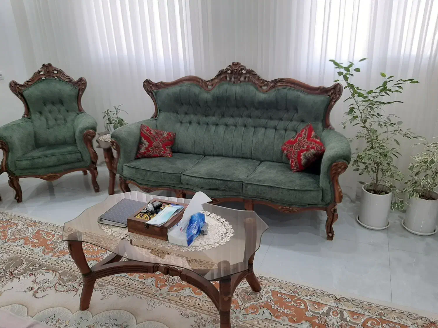 مبل|مبلمان خانگی و میز عسلی|آبیک, |دیوار