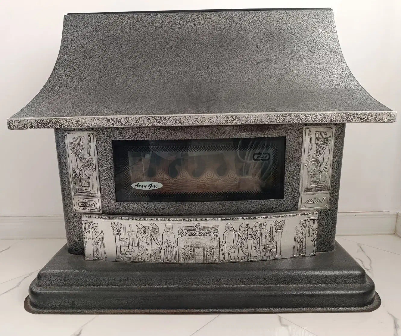 شومینه گازی آران گاز مشهد|بخاری، هیتر، شومینه|کلاچای, |دیوار