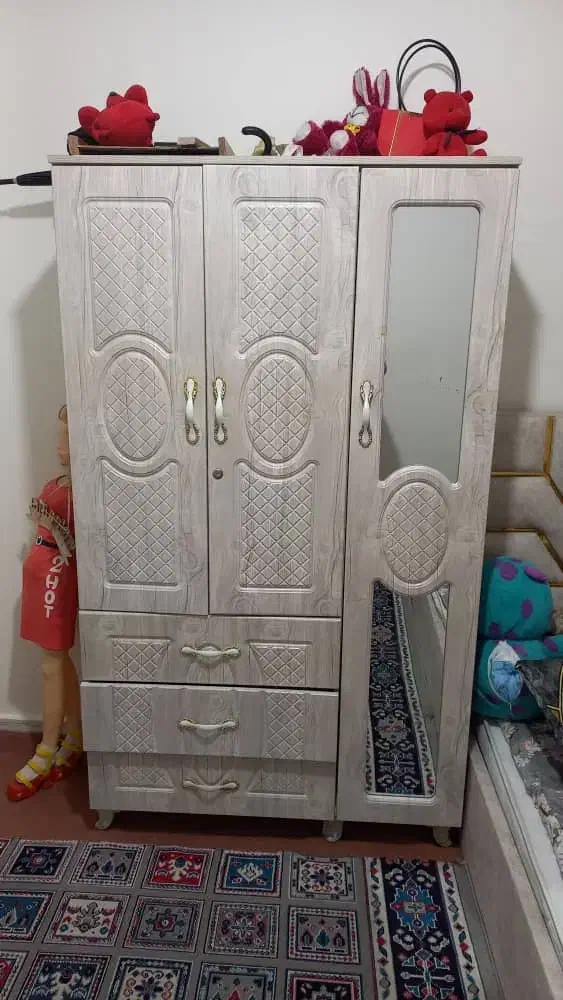 سرویس تخت خاب تک نفره با کمد در حد|تخت و سرویس خواب|ری, شهرری|دیوار