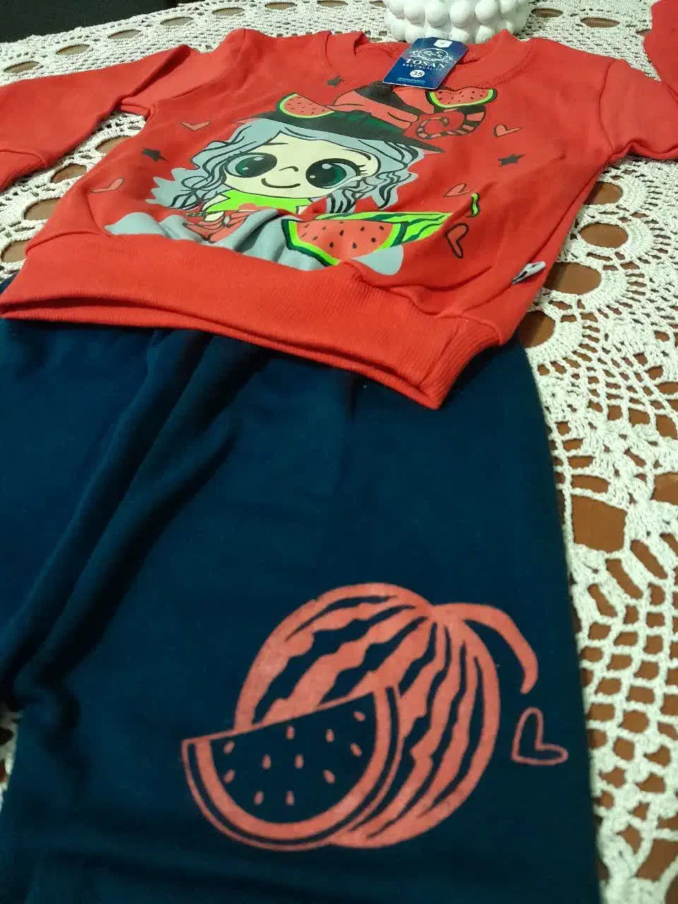 لباس یلدایی نوازدی دخترانه سایز ۳۵ ۴۰|کفش و لباس بچه|مشکیندشت, |دیوار