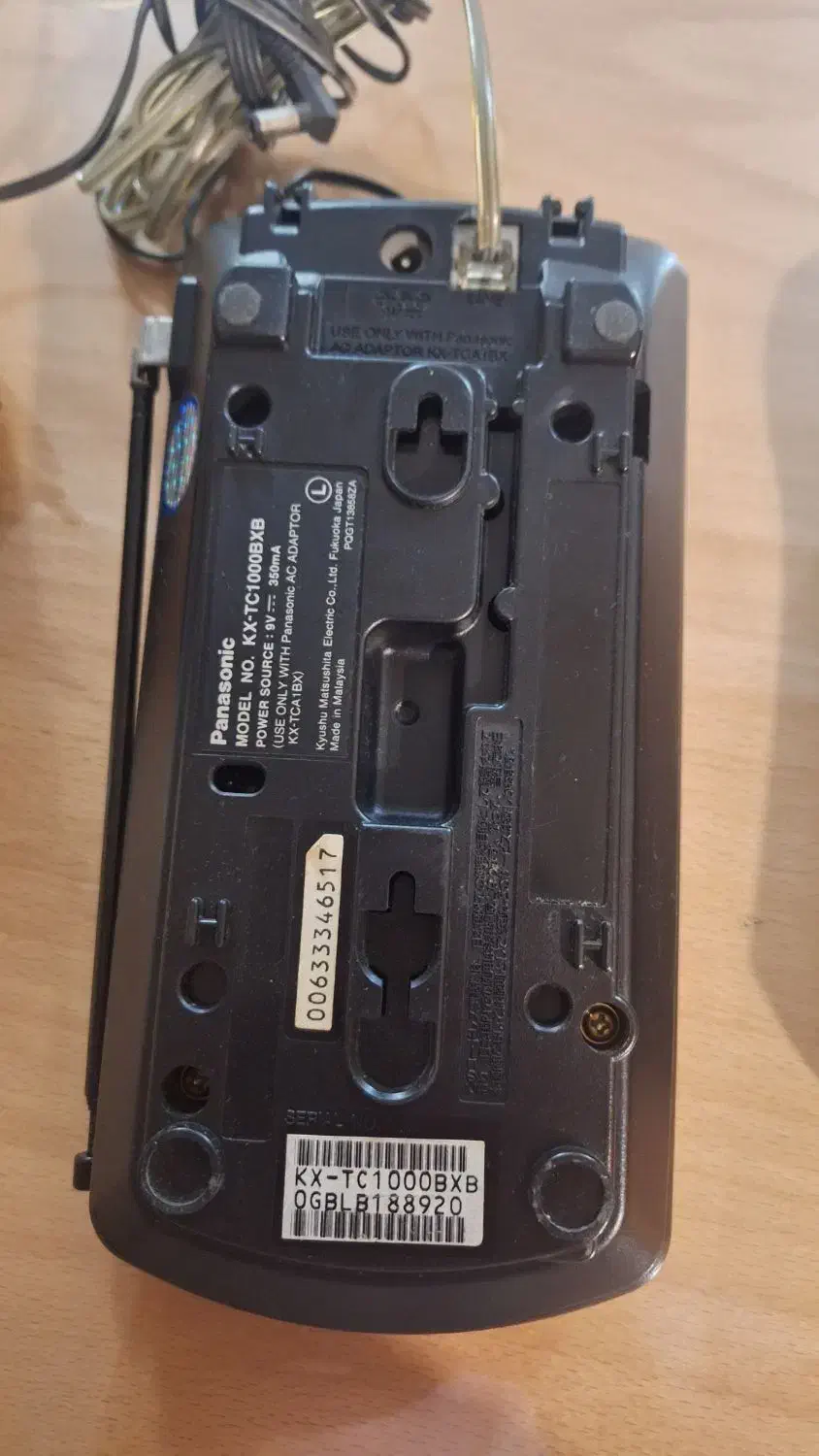 تلفن بی سیم پاناسونیک اصل مالزی|تلفن رومیزی|بابل, |دیوار