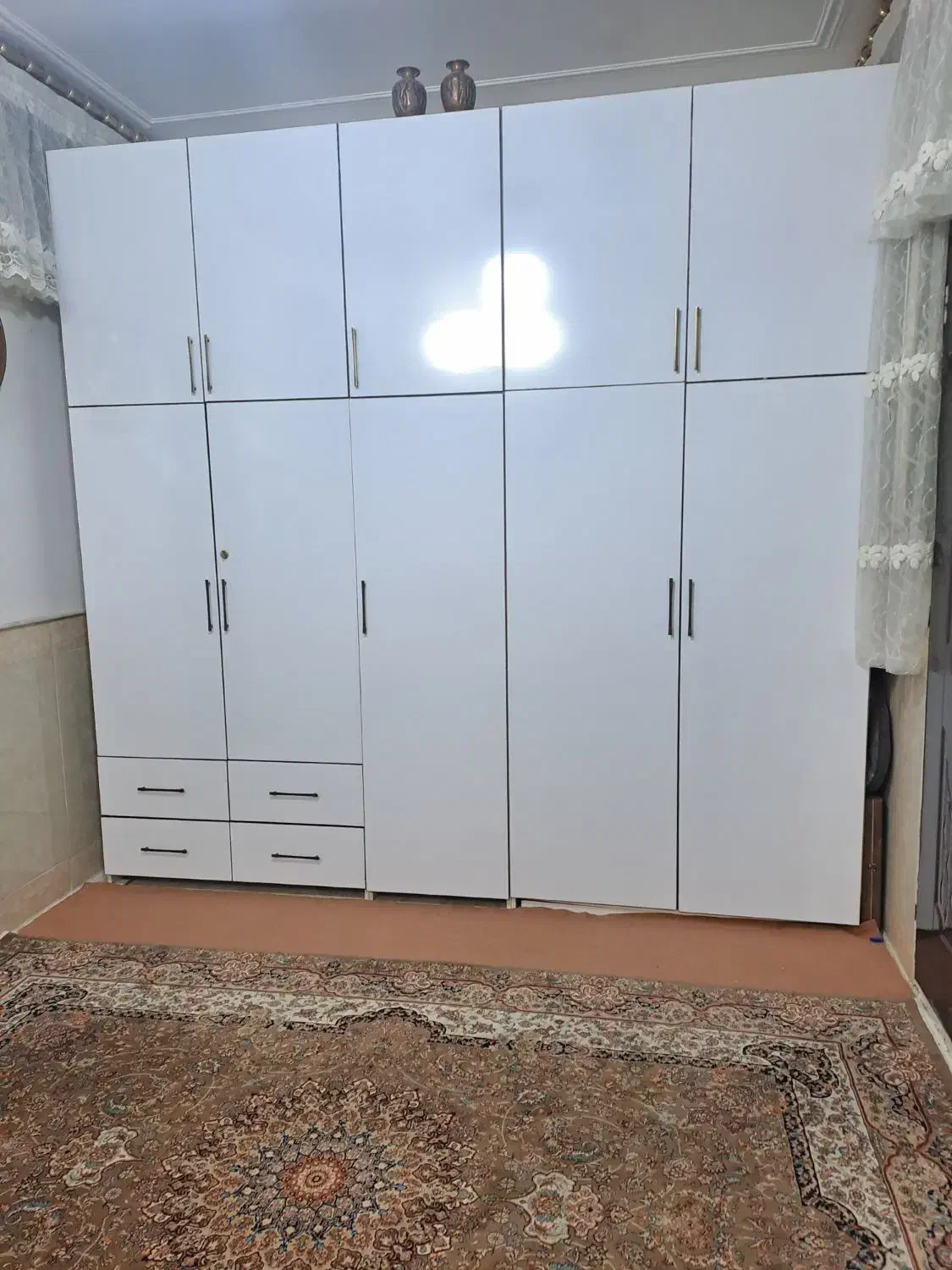 کمد دیواری جادار سفارشی ساخت|جاکفشی، کمد، دراور|قم, شهرک توانیر|دیوار