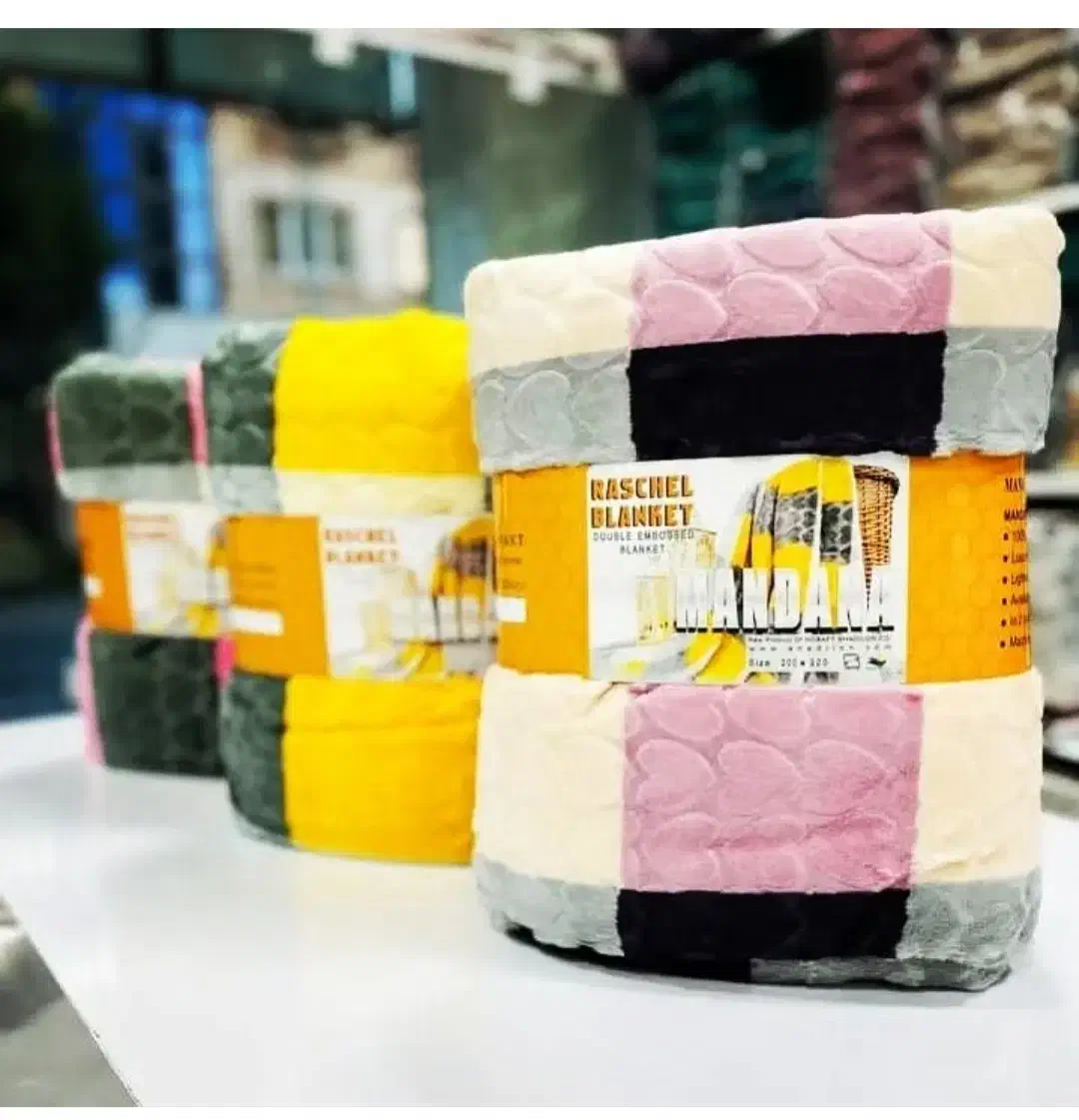 پتوی ماندا نا دو نفره و یک نفره|رختخواب، بالش، پتو|اردبیل, |دیوار