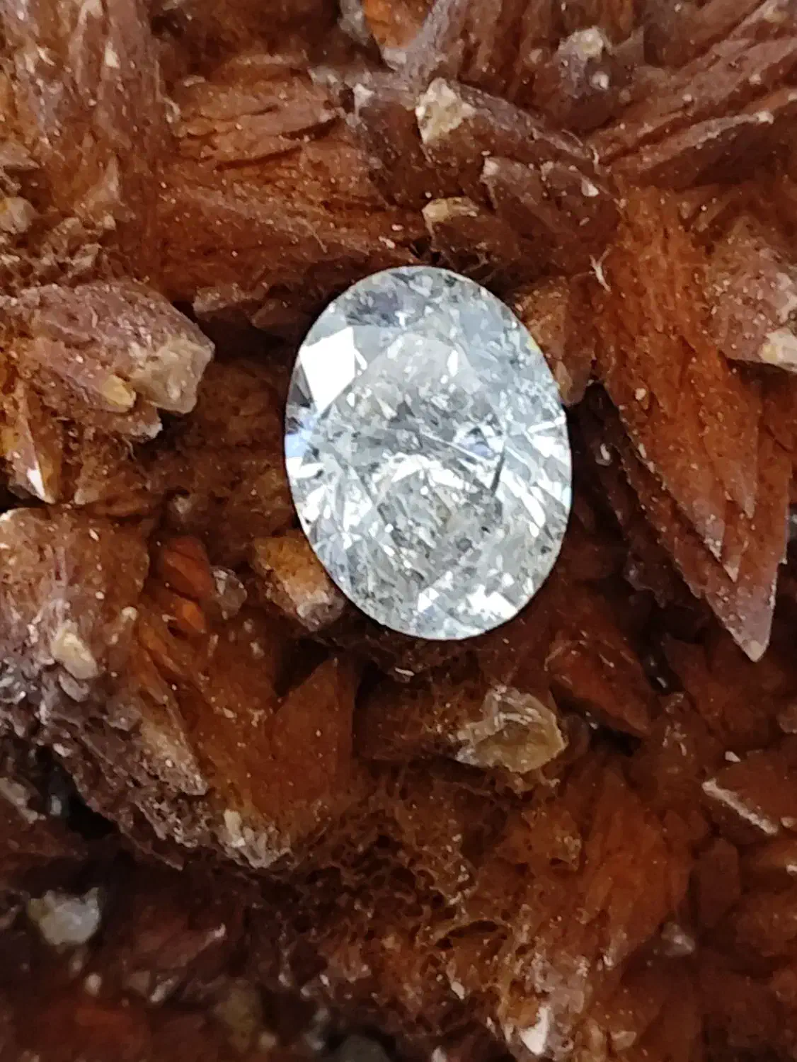 الماس طبیعی آفریقا تراش اوال (بیضی)|جواهرات|شیراز, شریف‌آباد|دیوار