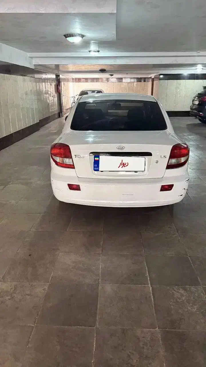 ریو ۸۵ سفید|خودرو سواری و وانت|قم, بکایی|دیوار