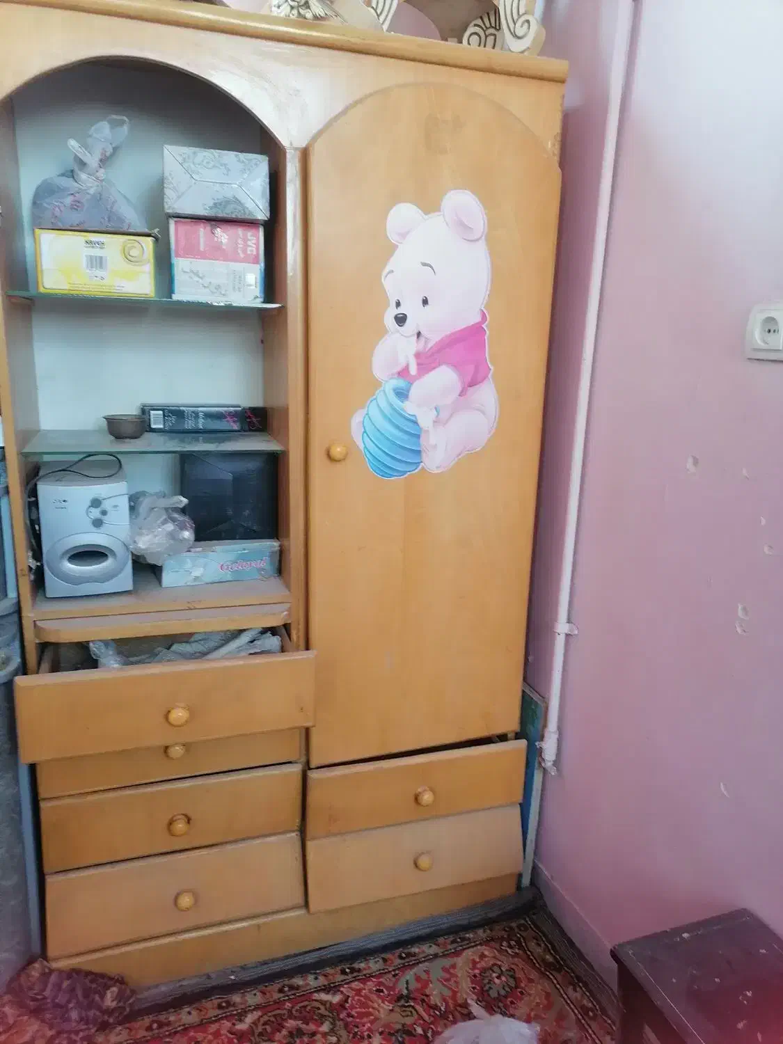 کمدکودک|جاکفشی، کمد، دراور|اصفهان, مولوی|دیوار