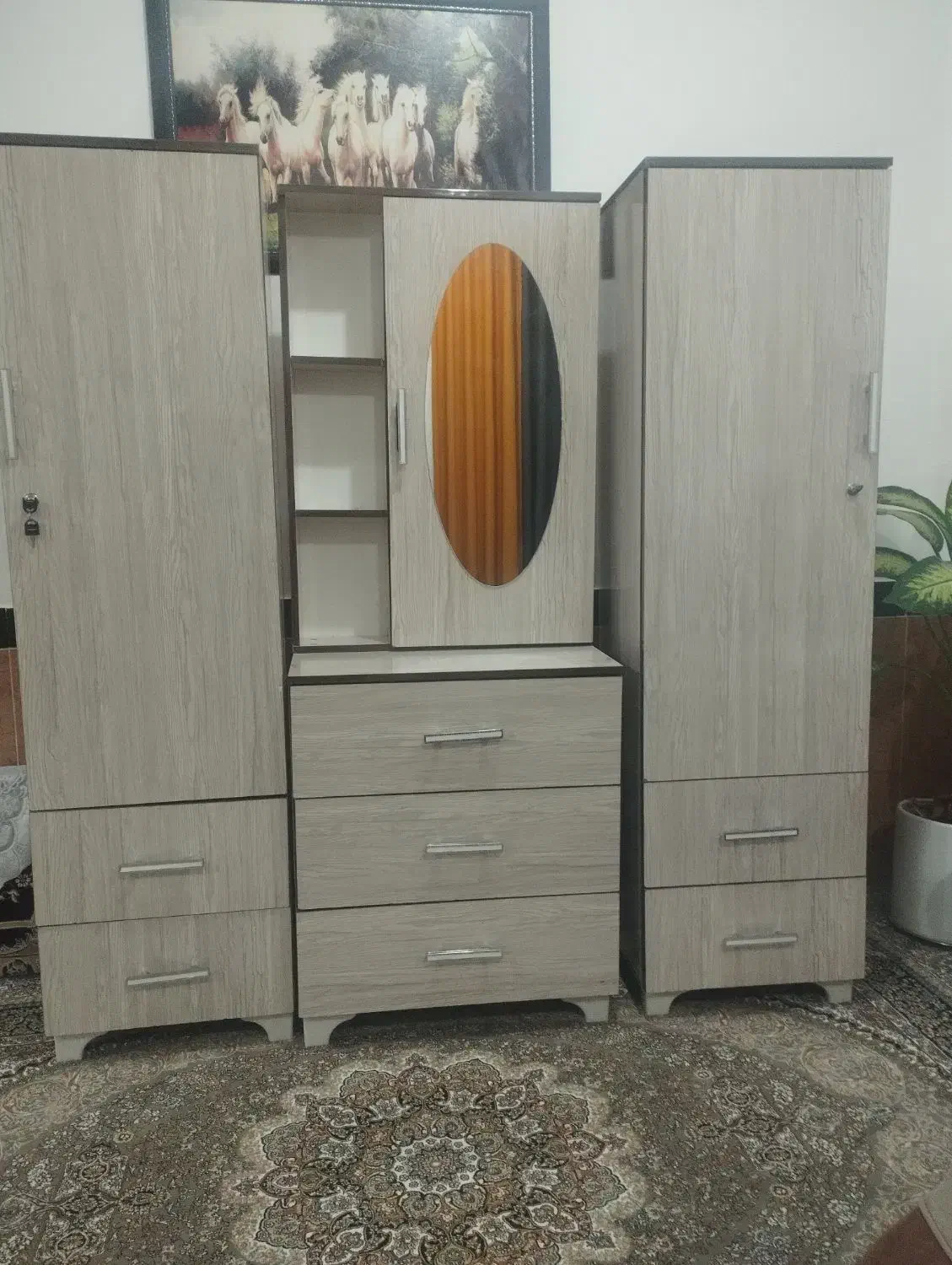 کمد دیواری|جاکفشی، کمد، دراور|دیواندره, |دیوار