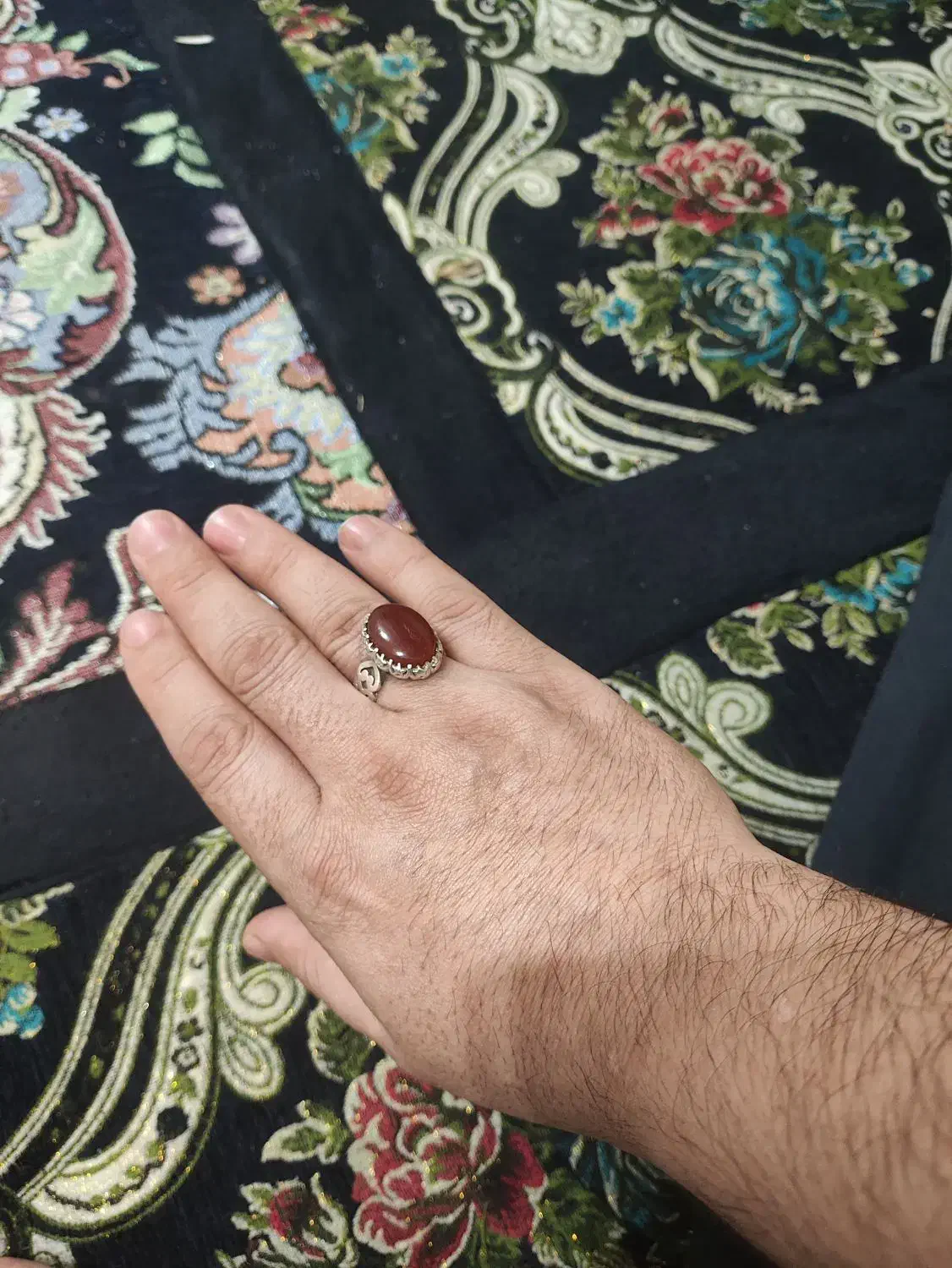 انگشتر عقیق مردانه|جواهرات|بابا حیدر, |دیوار