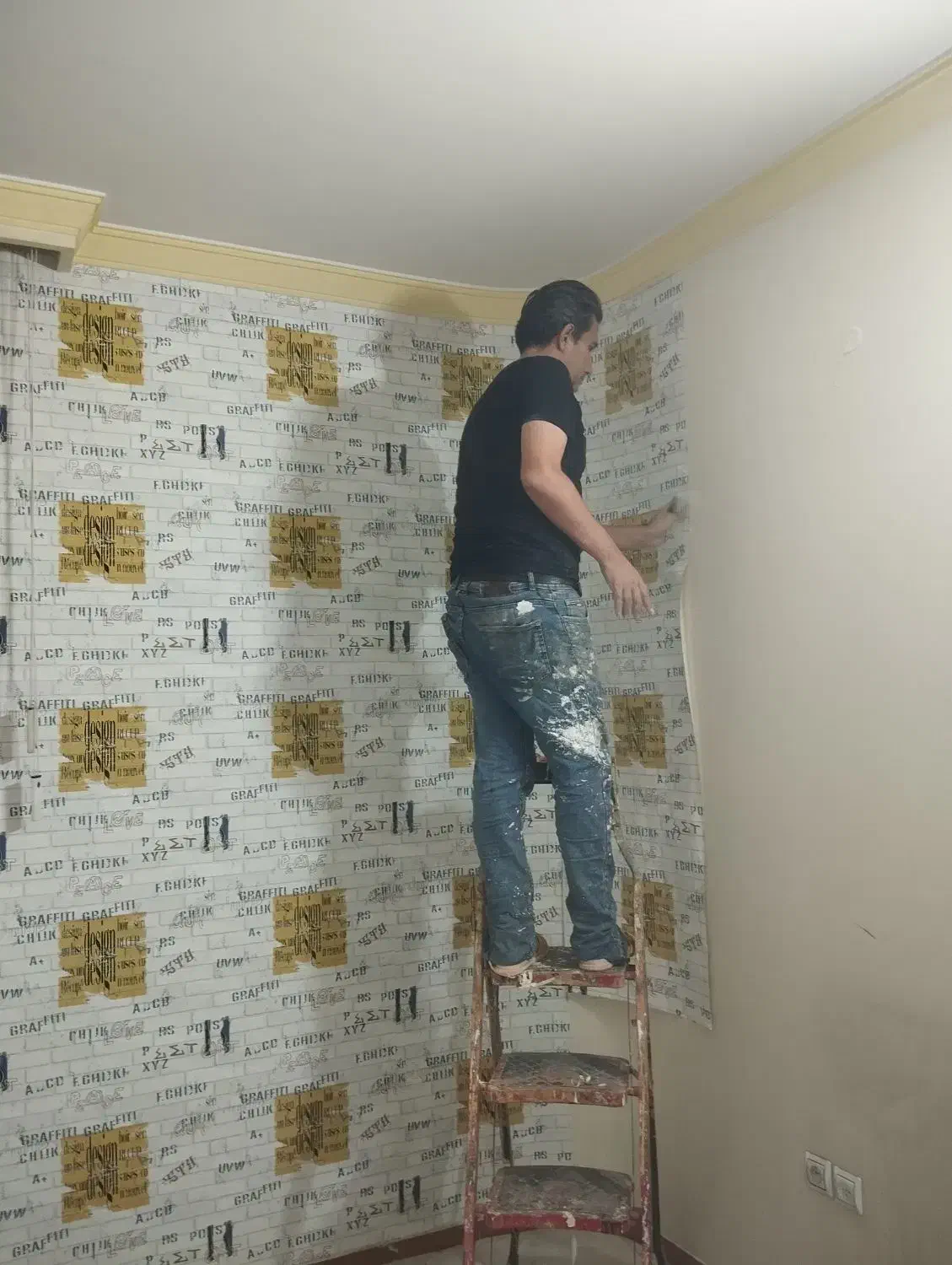 نصب و فروش کاغذ دیواری|مصالح و تجهیزات ساختمان|مشهد, عبادی|دیوار