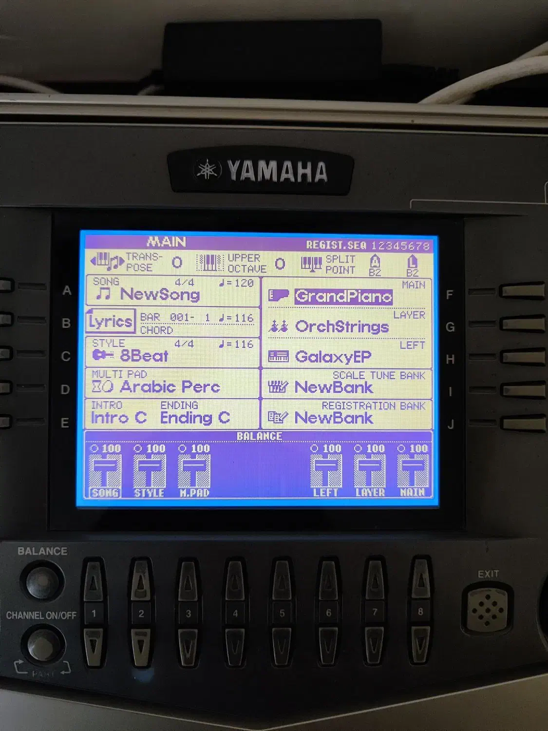 ارگ A1000 اورینتال|پیانو، کیبورد، آکاردئون|حاجی آباد, |دیوار