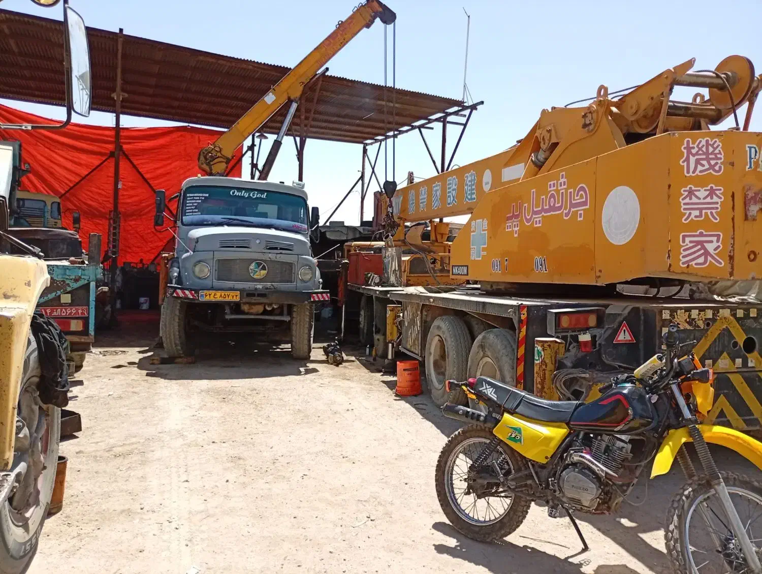 جرثقیل 3 تن 5 تن 10 تن 15 تن کفی دار دکل بلند|خدمات حمل و نقل|کازرون, |دیوار