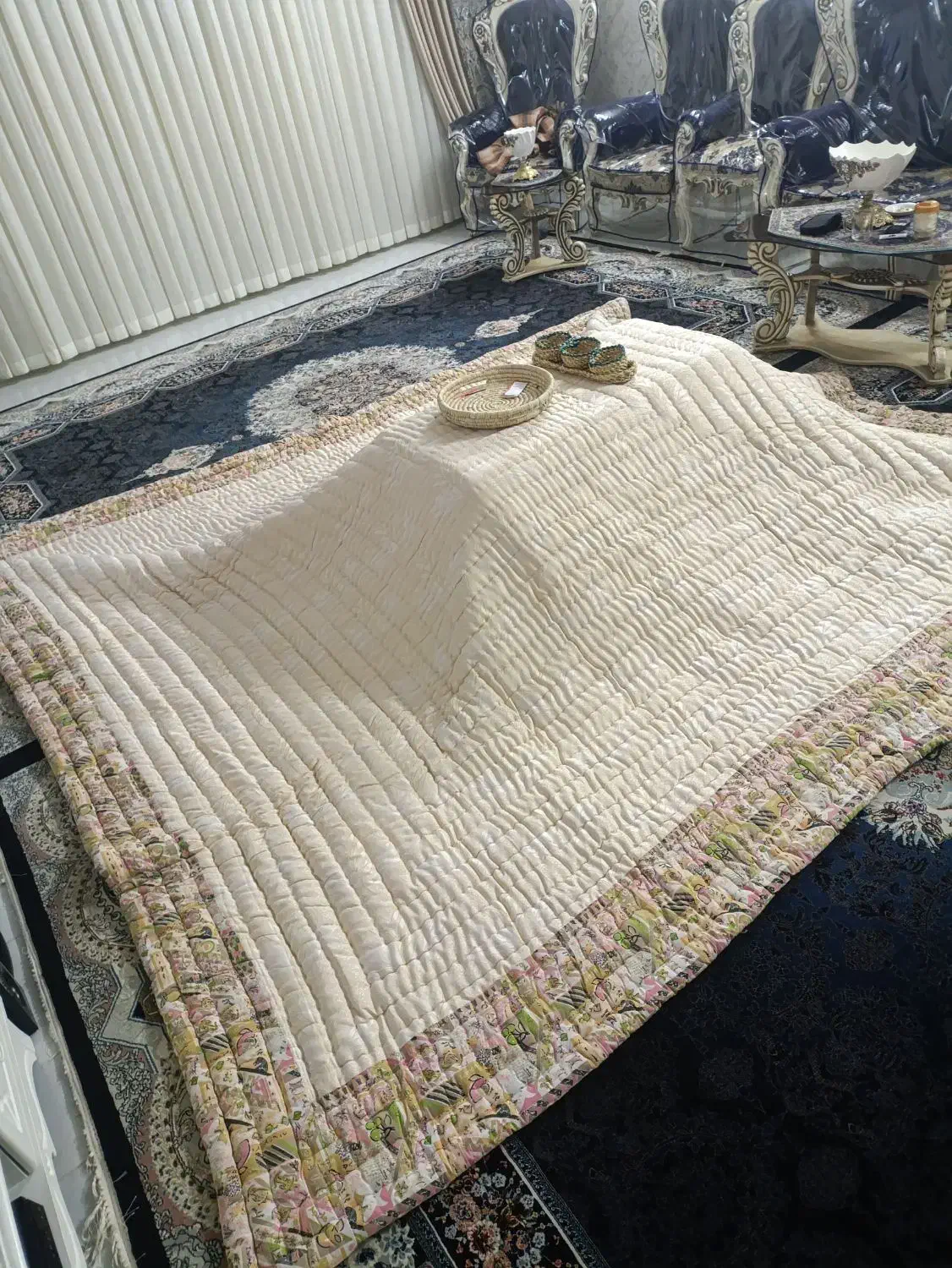 لحاف کرسی نو|رختخواب، بالش، پتو|مشهد, فاطمیه|دیوار