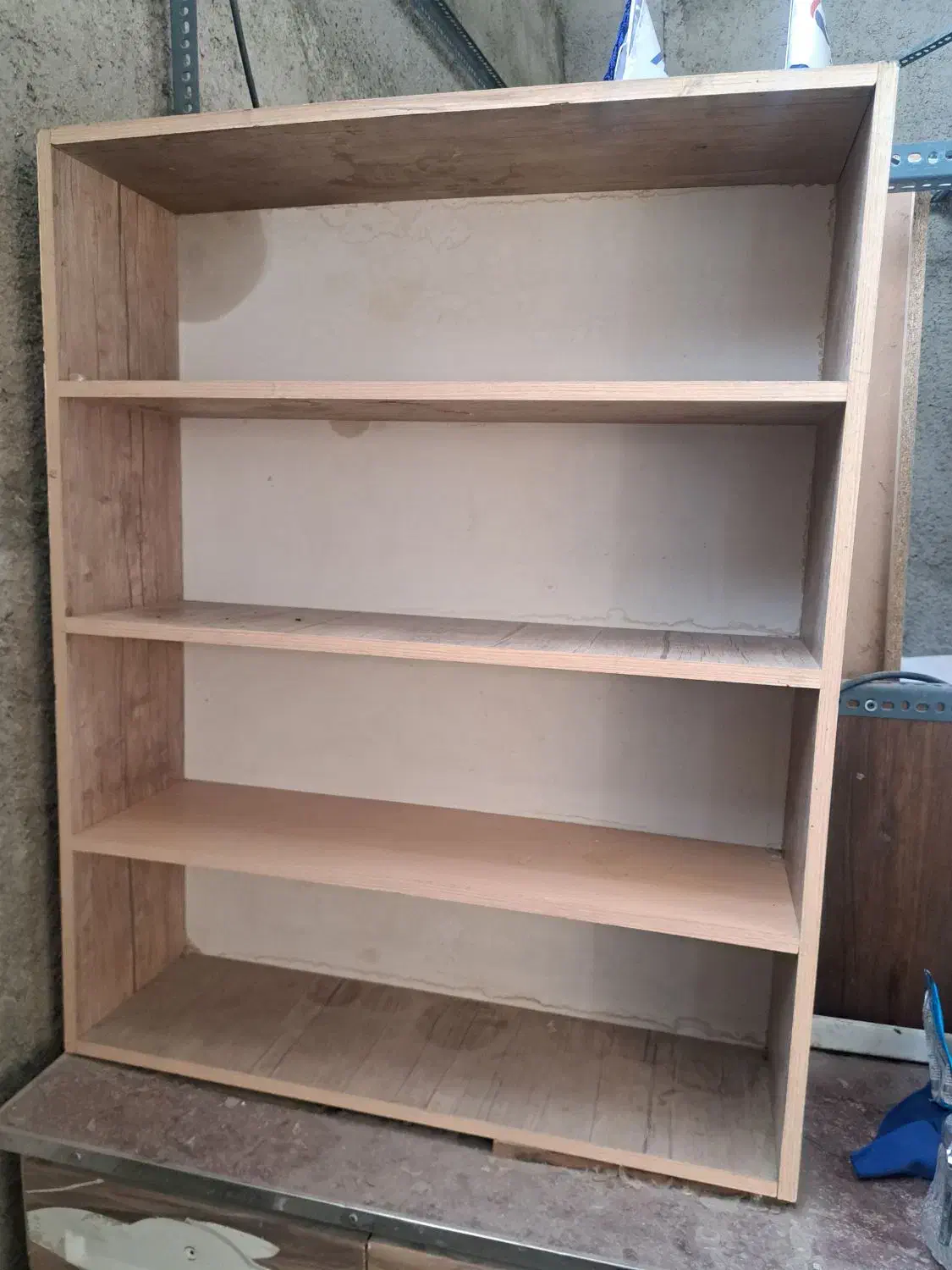 قفسه چوبی ۸۰در۱۰۰|کتابخانه، شلف، قفسه‌های دیواری|هشتگرد, ینگی امام|دیوار