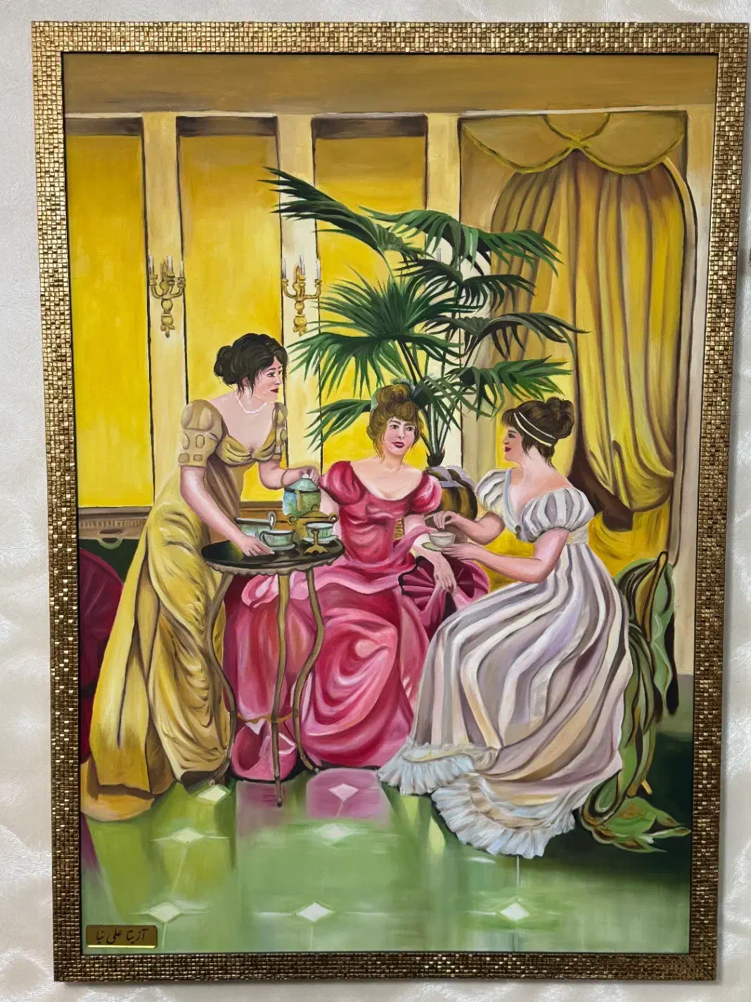 تابلوی نقاشی|تابلو، نقاشی، عکس|رشت, معلم|دیوار