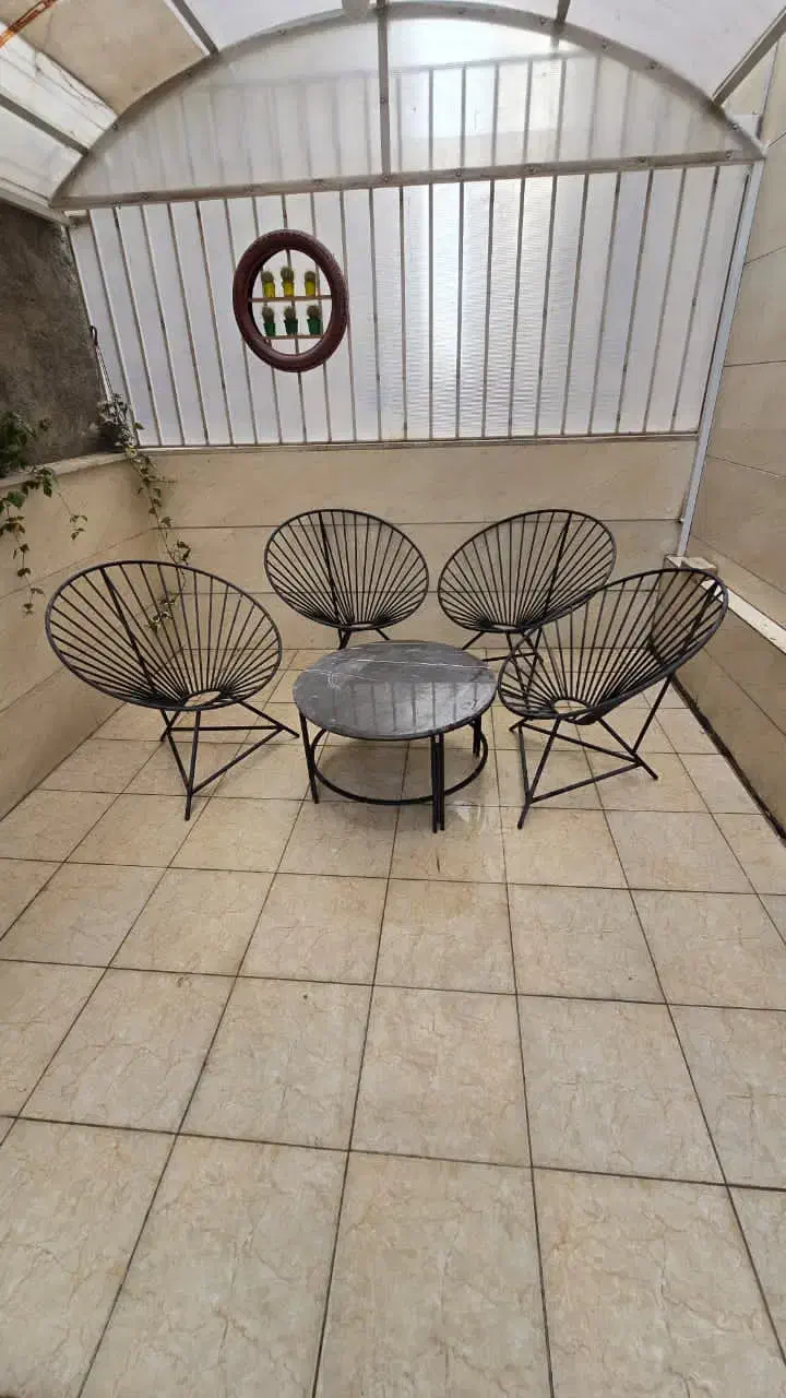 میز و صندلی فلزی|میز و صندلی غذاخوری|اسلامشهر, شهرک سعیدیه|دیوار