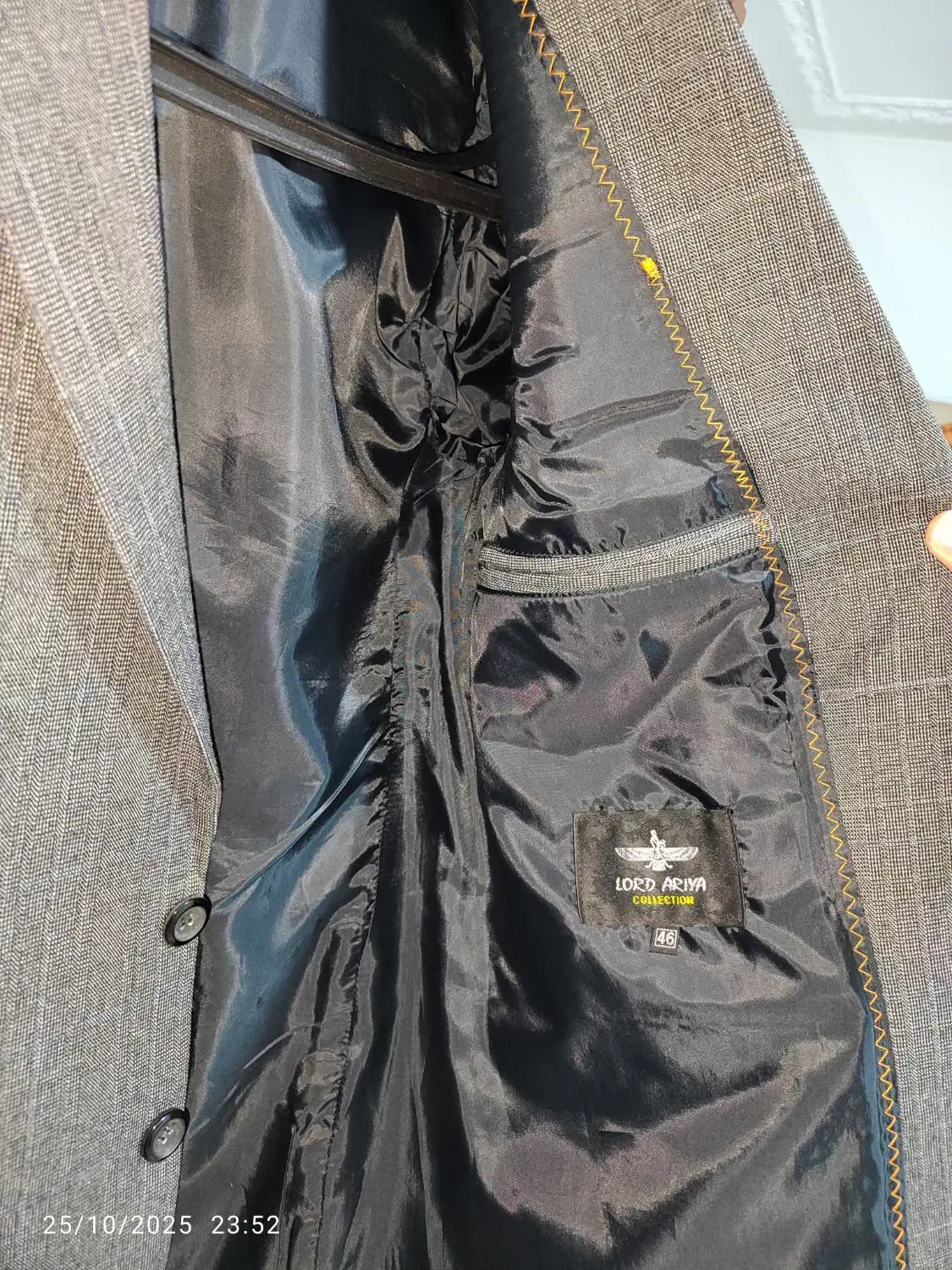 کت تک مردانه خاکستری کاملا نو|لباس|اراک, |دیوار