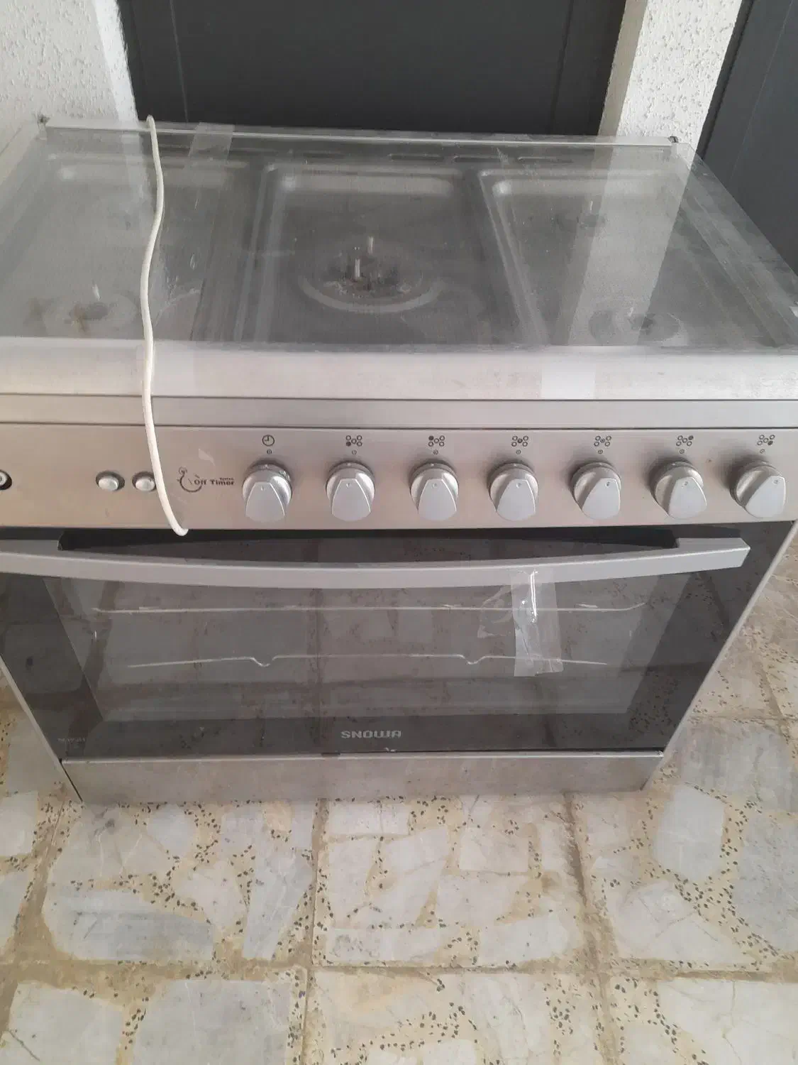 گاز ۵ شعله فردار اسنوا|اجاق گاز و لوازم برقی پختوپز|رشت, جهاد|دیوار