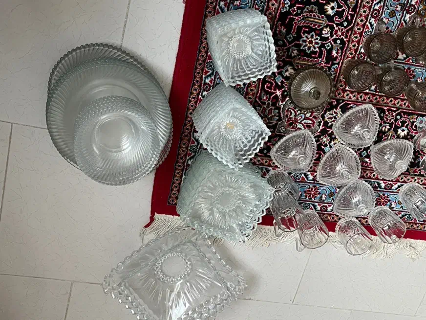 بلور|ظروف سرو و پذیرایی|قروه, |دیوار