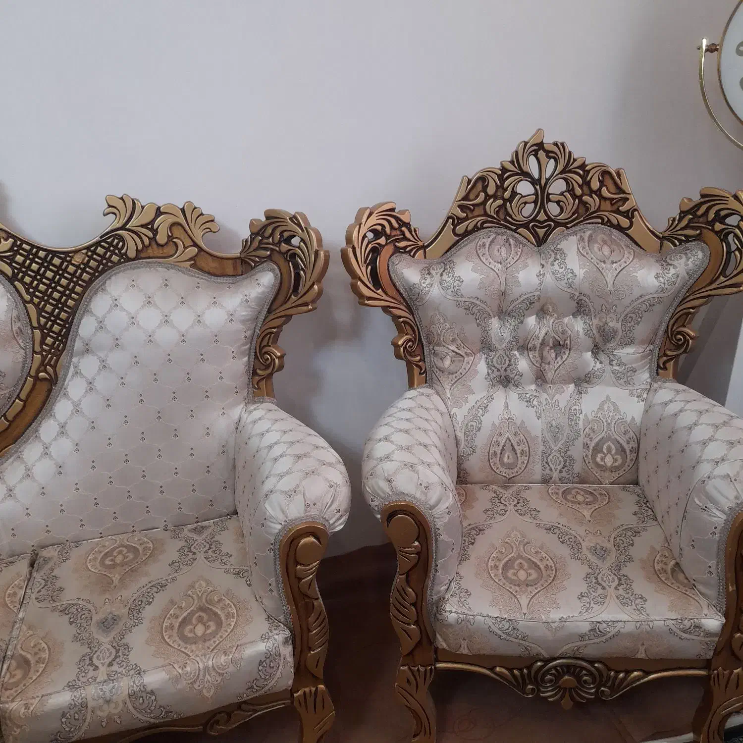 مبل سلطنتی|مبلمان خانگی و میز عسلی|هشتگرد, شهرک راه آهن|دیوار