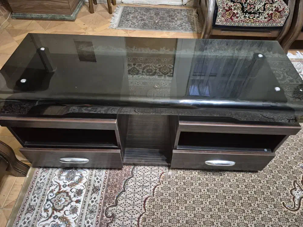 میز TV چوبی شیشه‌ای|میز تلویزیون|تهران, زرگنده|دیوار