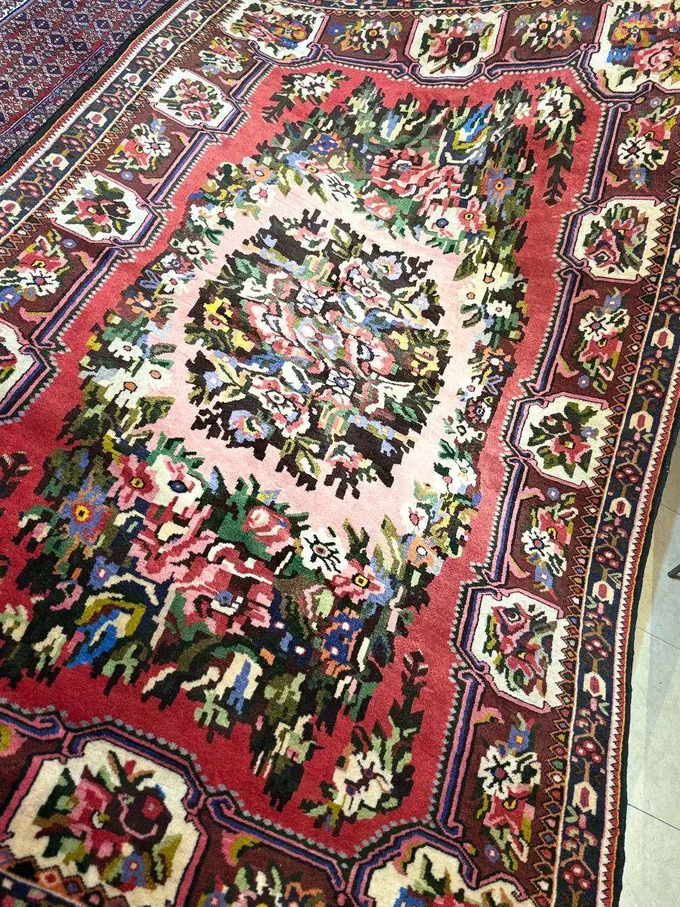 قالیچه پرده ای گلپتو ‌بختیار،حراج فرش خیام|فرش|کرج, کوی امامیه|دیوار