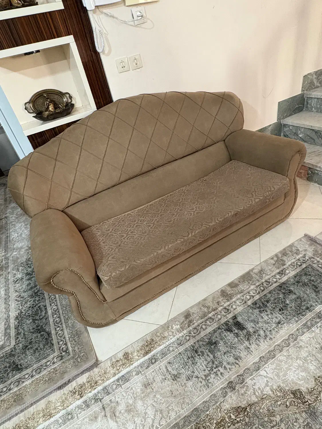 مبل ۷ نفره راحتی|مبلمان خانگی و میز عسلی|فرح آباد, |دیوار