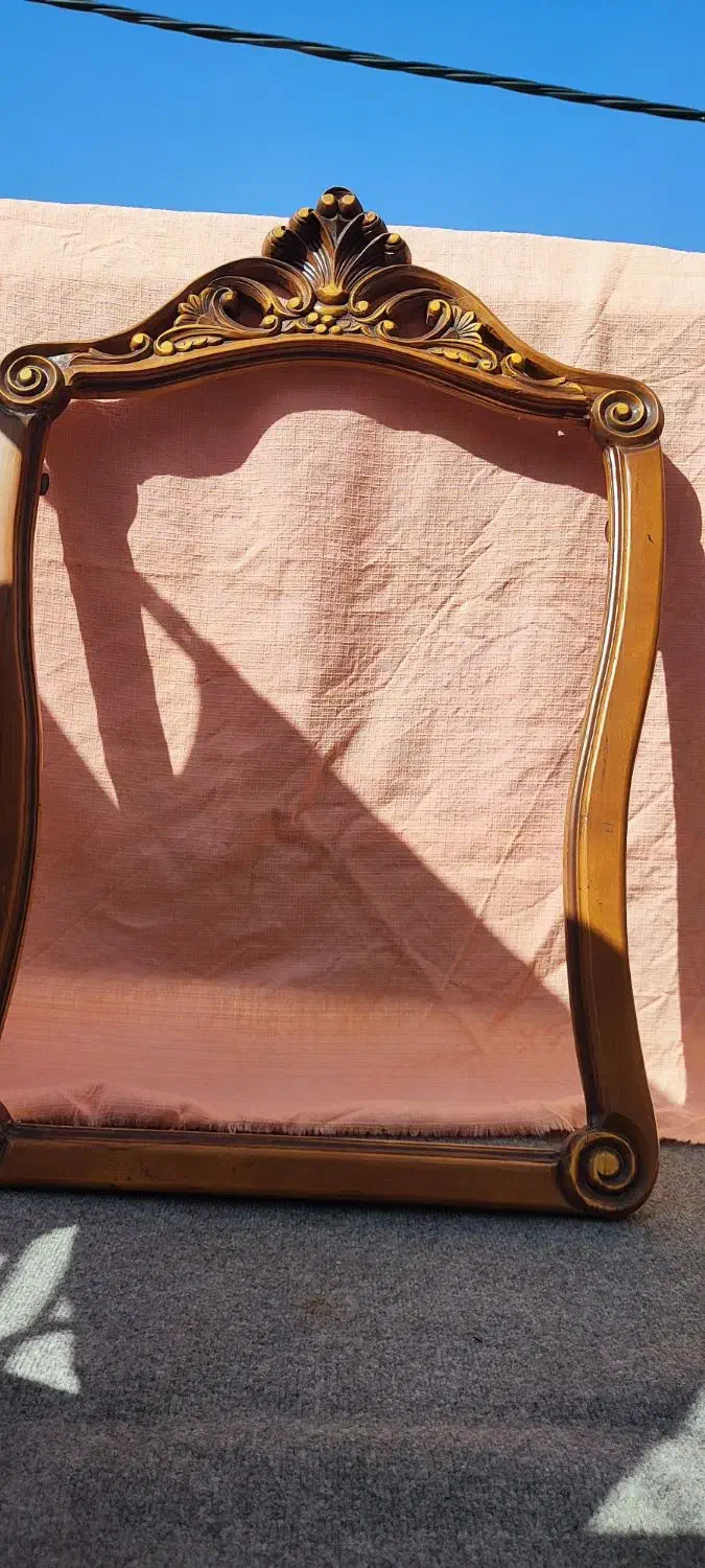 قاب عکس چوبی منبت کاری شده|تابلو، نقاشی، عکس|چهاردانگه (تهران), |دیوار