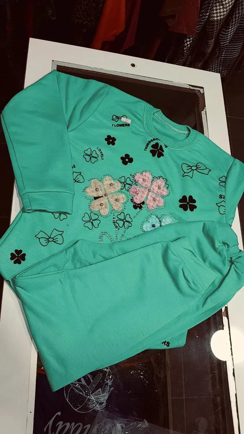 بلوز و شلوار دخترانه با کیفیت|کفش و لباس بچه|سنقر, |دیوار