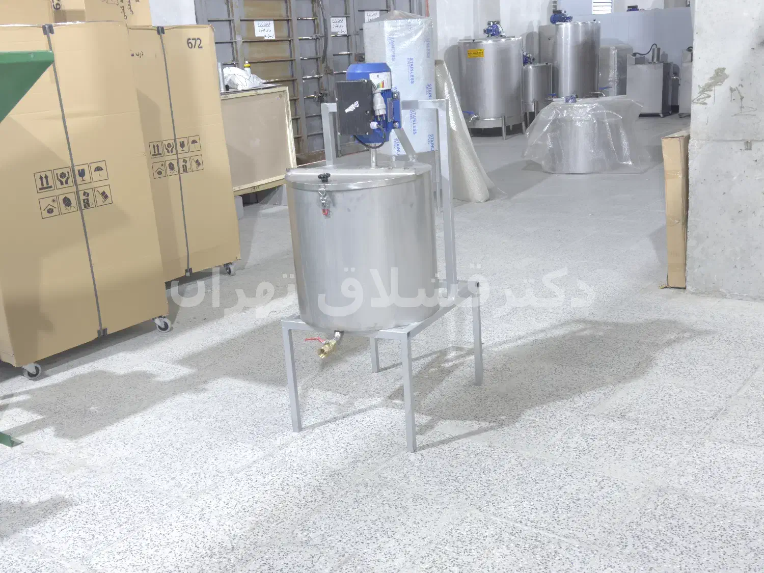 پاتیل پخت شیر صنعتی مدل ML25p مخصوص لبنیات و ماست|فروشگاه و مغازه|قم, آزادگان|دیوار