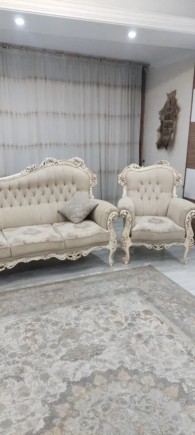 مبلمان کلاسیک ۷نفره|مبلمان خانگی و میز عسلی|کرج, استاندارد|دیوار