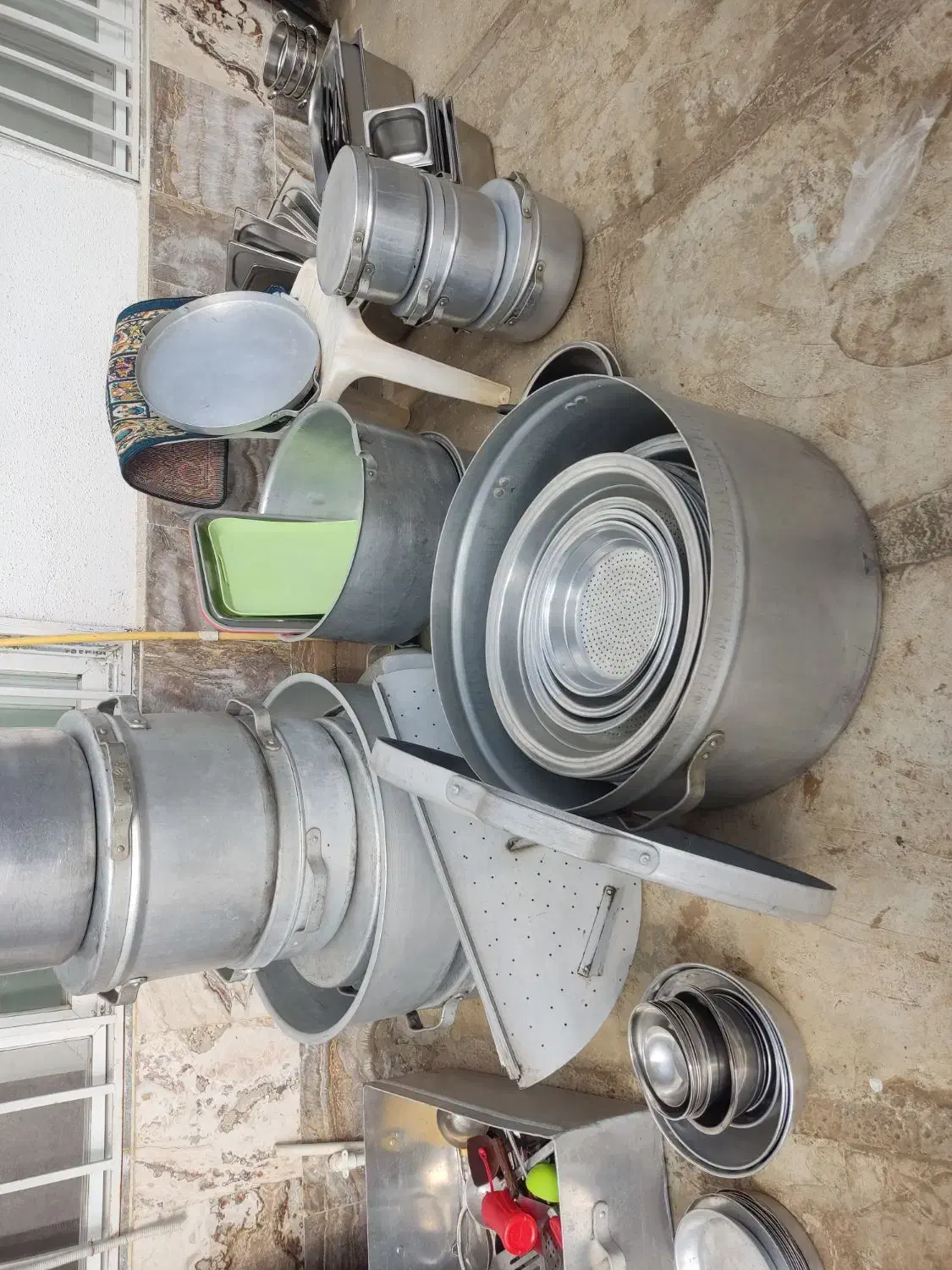 دیگ و قابلمه الومینیوم|ظروف پخت‌وپز|رشت, لاکان شهر|دیوار