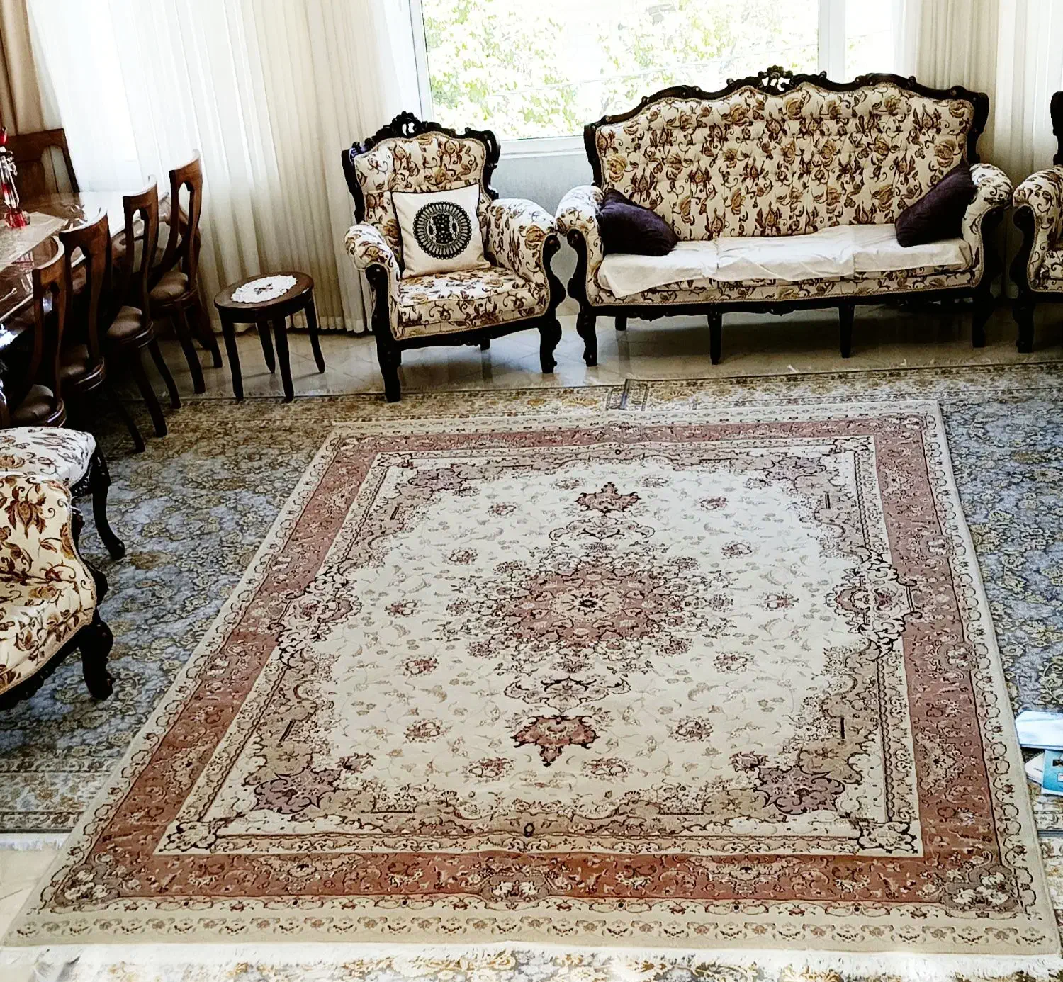 فرش ماشینی ۹ متری پاتریس مرغوب|فرش|سنندج, |دیوار