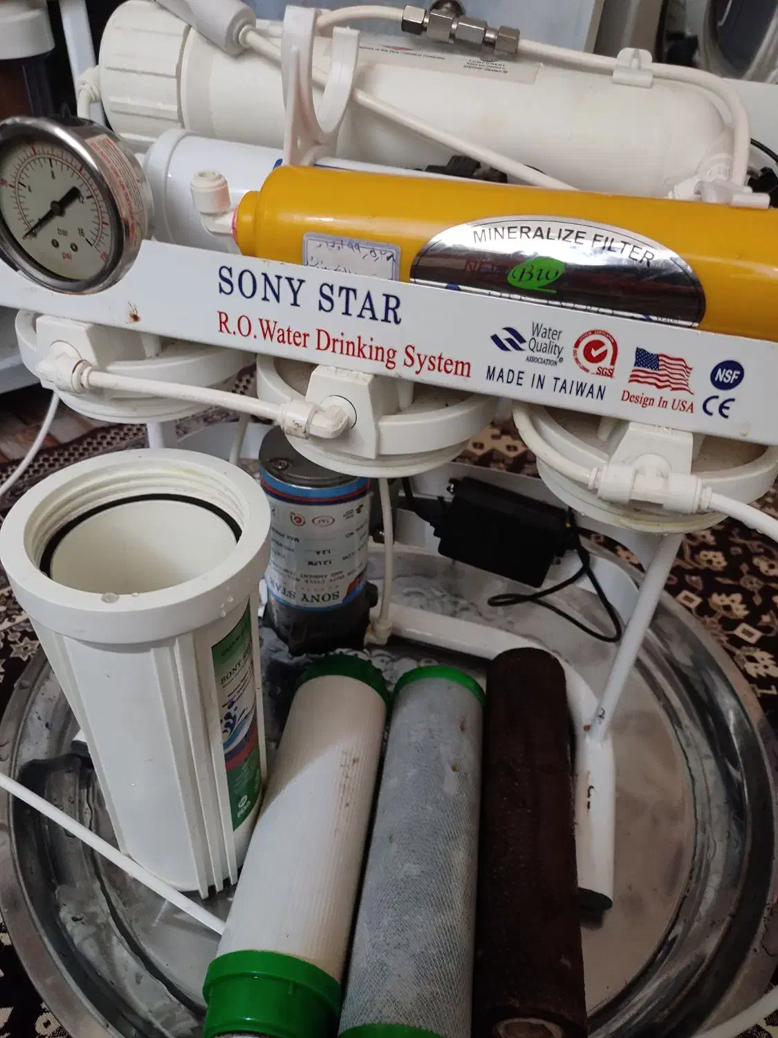 نصب ، راهندازی،تعویض فیلتر،تعمیرات تصفیه اب خانگی|آب‌سردکن و تصفیه آب|سقز, |دیوار