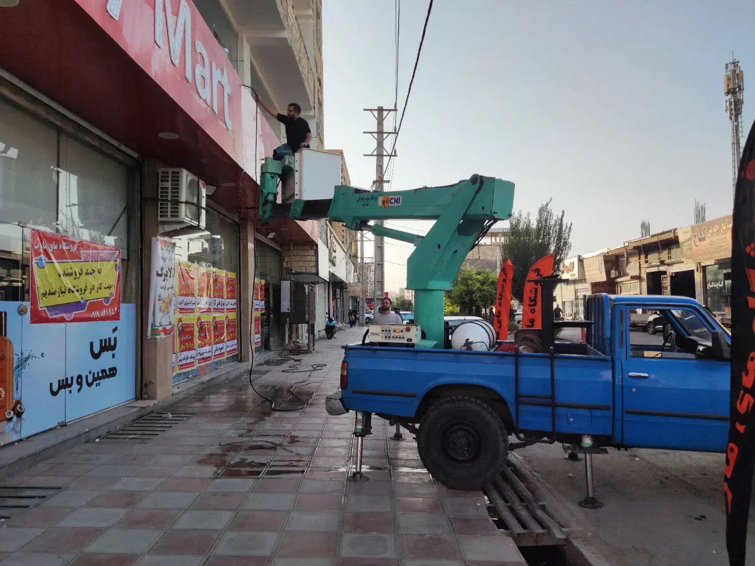 اجاره بالابر نیسانی اداره برقی ارتفاع ۱۲ متر|خدمات حمل و نقل|کرج, عظیمیه|دیوار