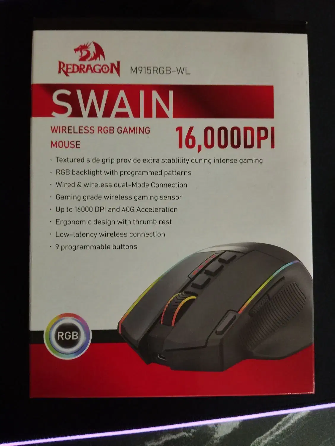 موس ردراگون مدل M915RGB-WL|قطعات و لوازم جانبی رایانه|اهواز, کوروش|دیوار