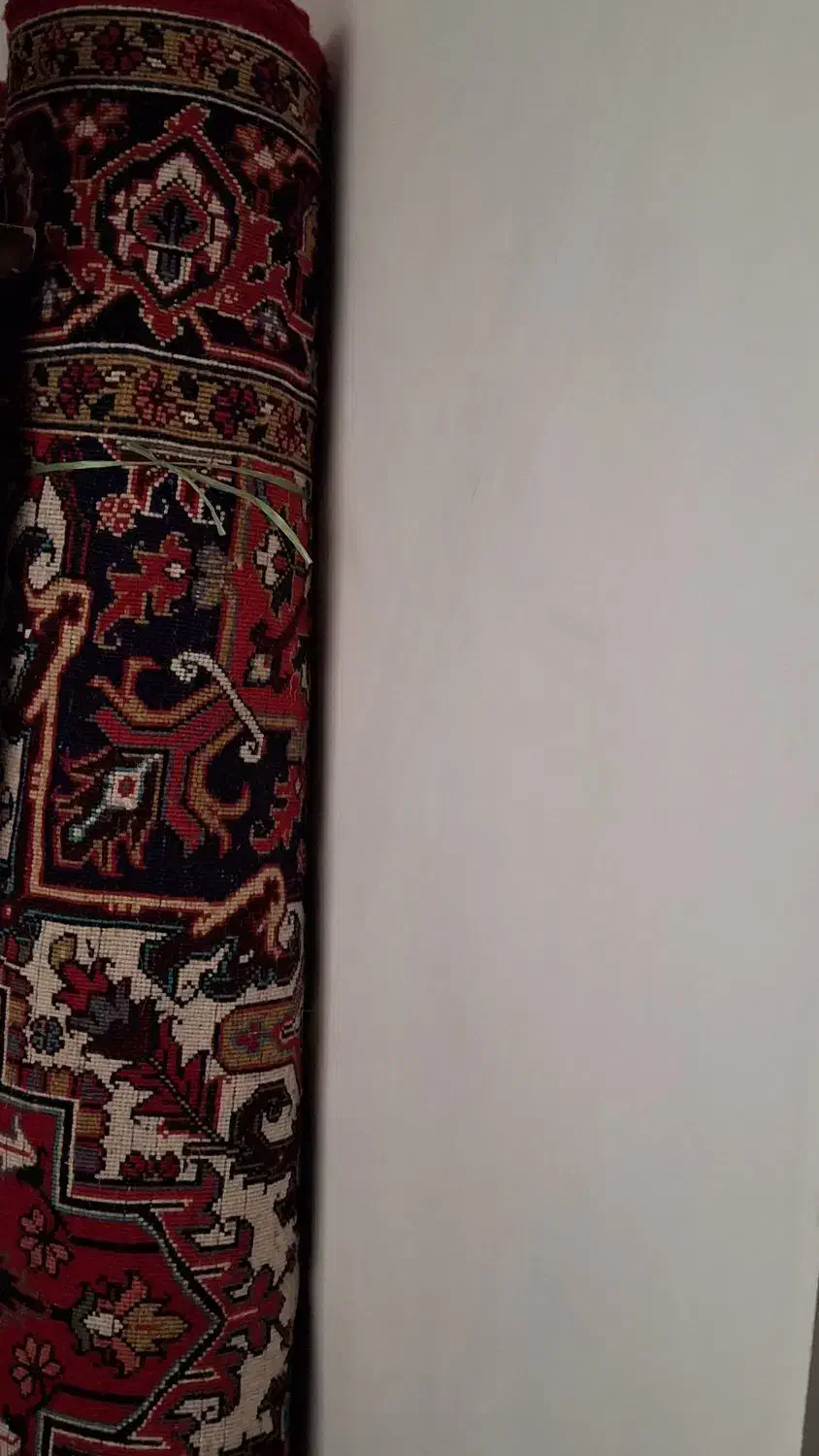 فرش دستباف هریس طرح تاجری نو 150 میلیون|فرش|میانه, |دیوار