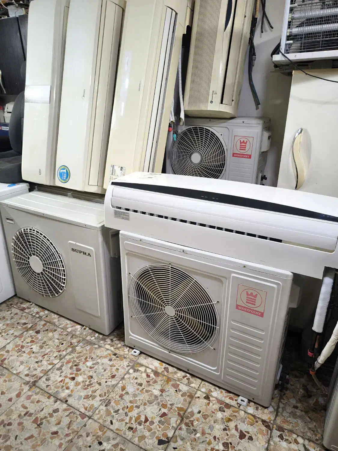 کولر اسپلیت 30هزار|کولر گازی و فن‌کوئل|بندر کنگان, |دیوار