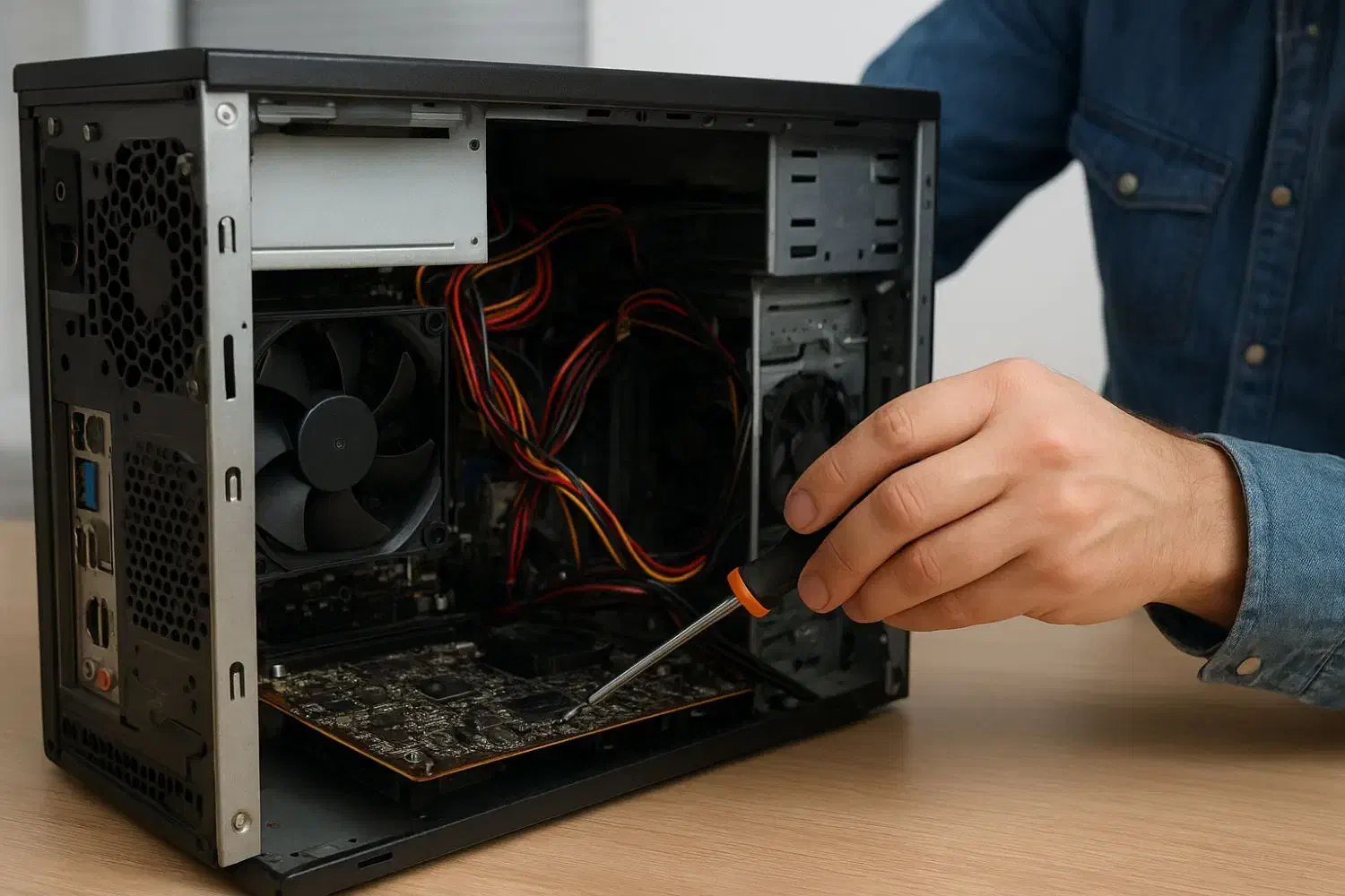 تعمیرات تخصصی کامپیوتر و لپتاپ در محل شما|قطعات و لوازم جانبی رایانه|یزد, |دیوار