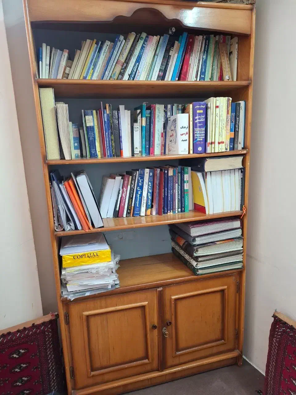 کتابخانه|کتابخانه، شلف، قفسههای دیواری|مشهد, سید رضی|دیوار