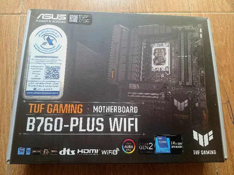 مادربرد ASUS TUF GAMING B760-PLUS WIFI DDR5|قطعات و لوازم جانبی رایانه|شیراز, وحدت|دیوار