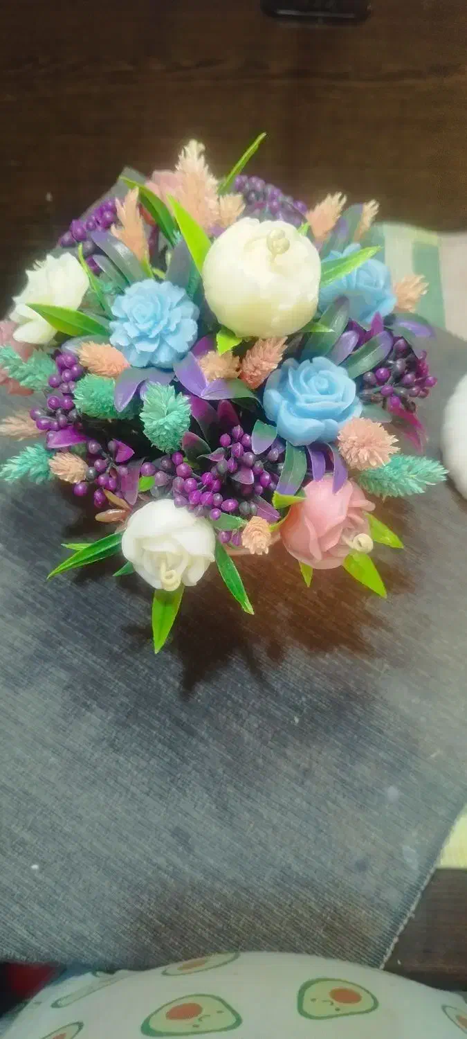 دسته گل شمعی|صنایع دستی و سایر لوازم تزئینی|پردیس, فاز ۱۱|دیوار