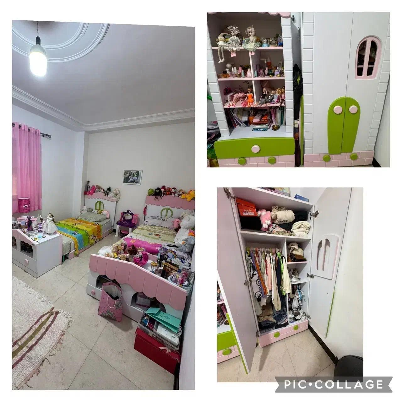 تخت و کمد کودک و نوجوان|تخت و سرویس خواب|آمل, |دیوار