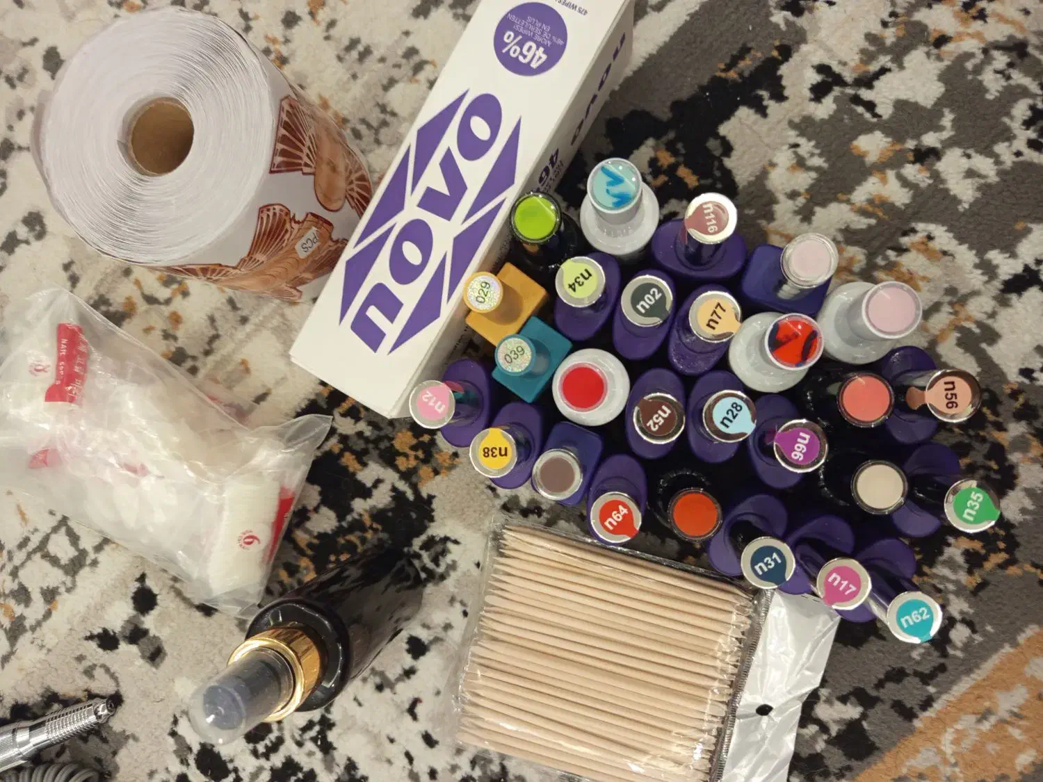 وسایل کاشت ناخن|آرایشی، بهداشتی، درمانی|فلاورجان, |دیوار