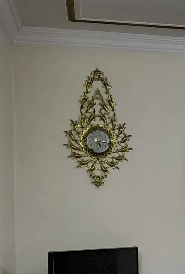 لوستر ۶ شاخه و ۴شاخه تمام برنج و ساعت دیواری برنجی|لوستر و چراغ آویز|قرچک, مهدیه|دیوار