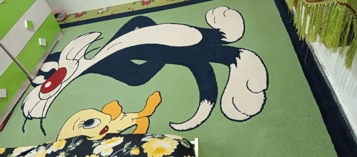 فرش ۹متری اتاق|فرش|کازرون, |دیوار