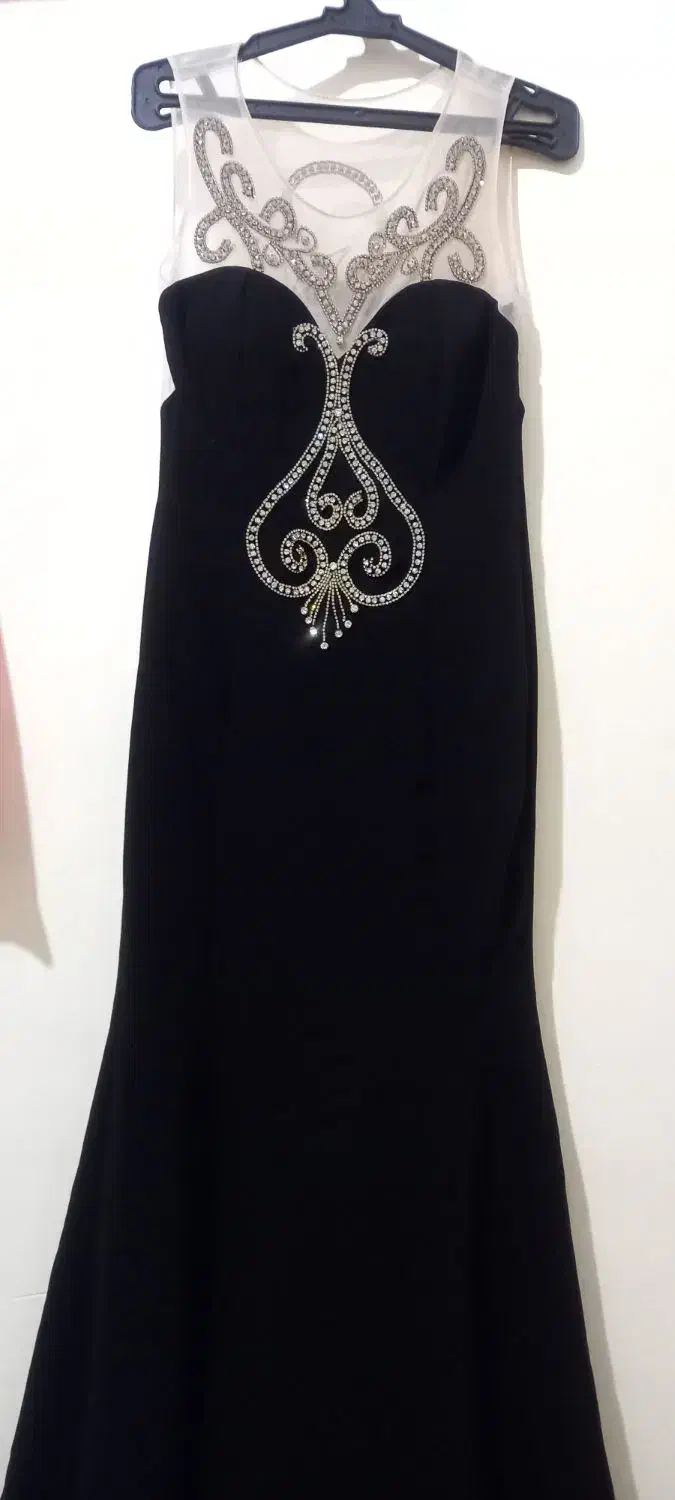 لباس مجلسی مشکی بلند|لباس|وحیدیه, |دیوار