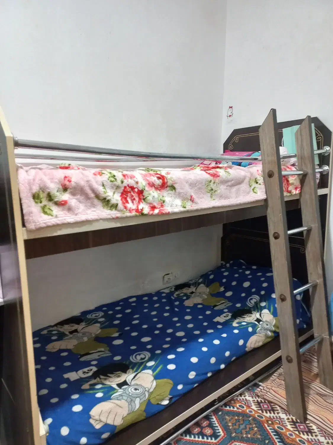 تختدوطبقه نوجوان|تخت و سرویس خواب|نیشابور, مسکن مهر نور|دیوار